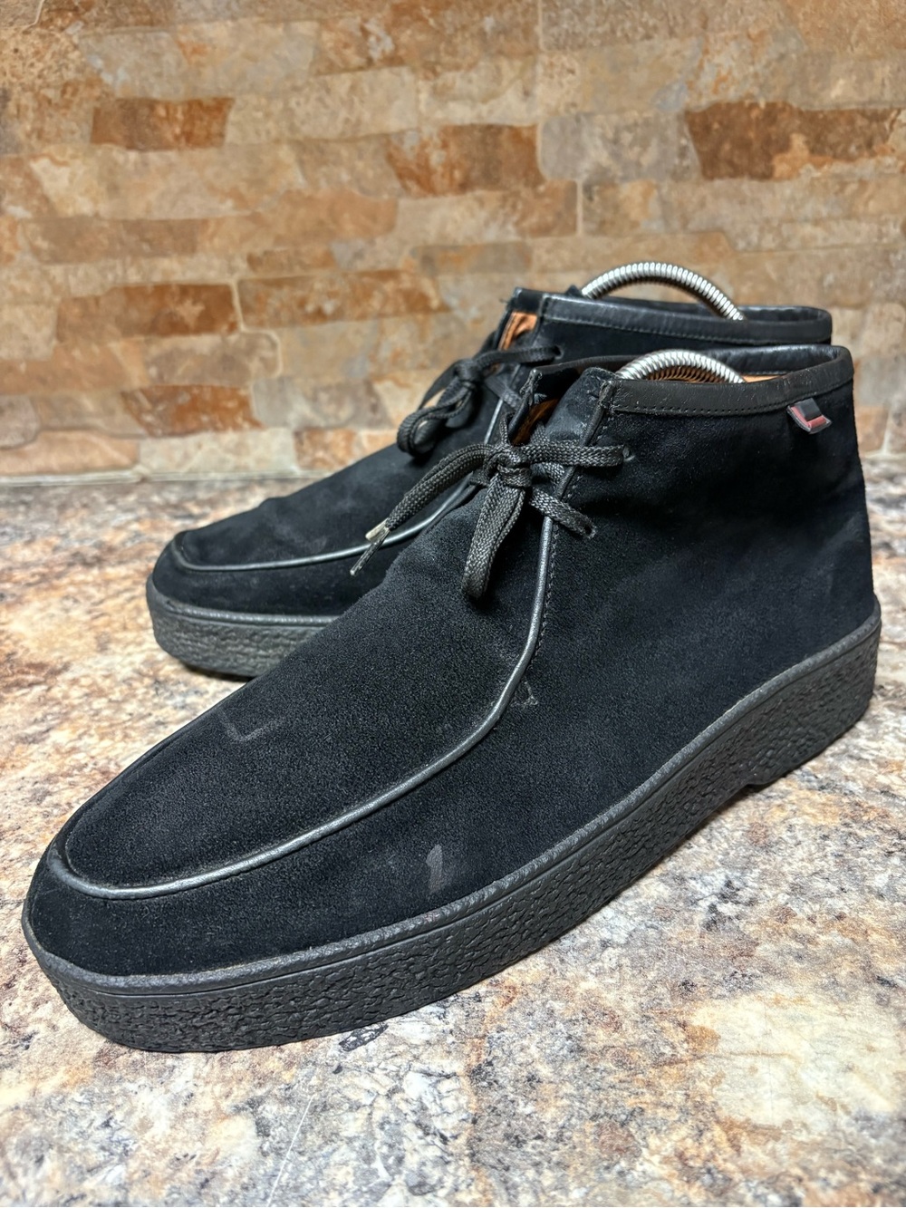 Vintage Y2K FUBU Black Suede Shoes Size 11